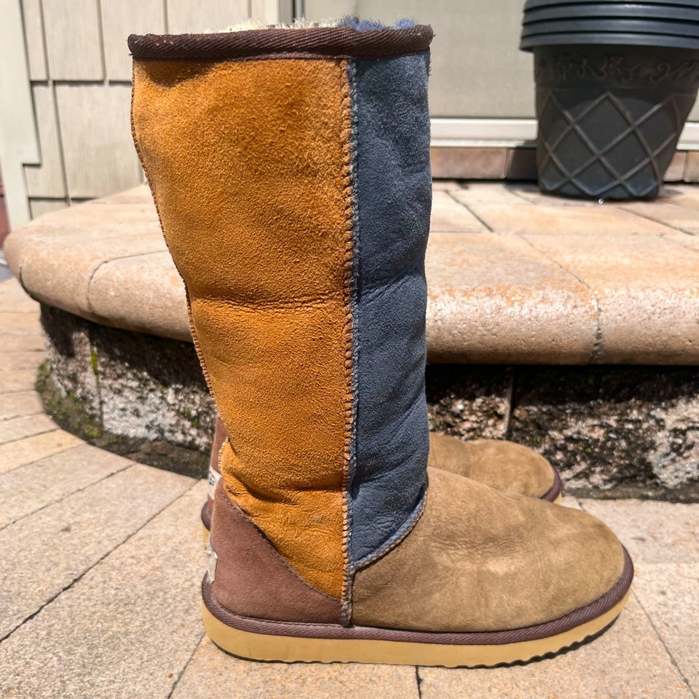 Ugh tri color tall boots